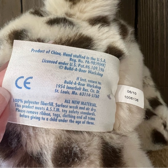 Build A Bear collectible panther leopard cheetah with gold eyes - Picture 7 of 9